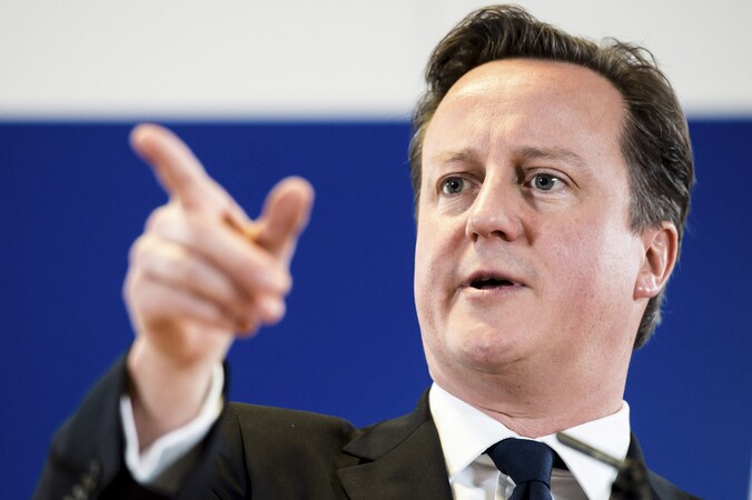 De Britse premier David Cameron.