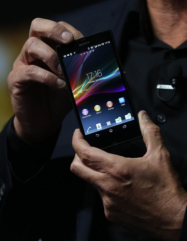 Ook de pas aangekondigde Sony Xperia Z heeft een schermdiagonaal van 5 inch.
