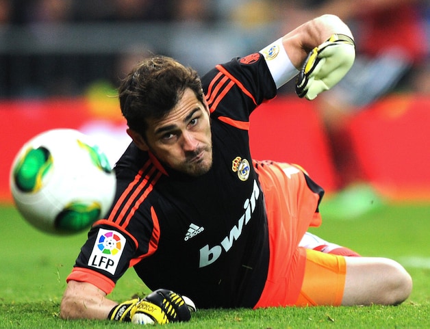 Casillas stond onder de lat