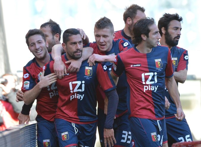 Vreugde bij Genoa.