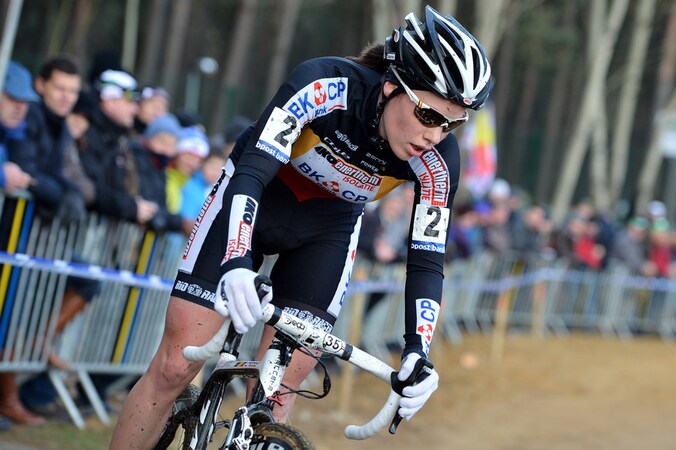 Sanne Cant gisteren in Lille.
