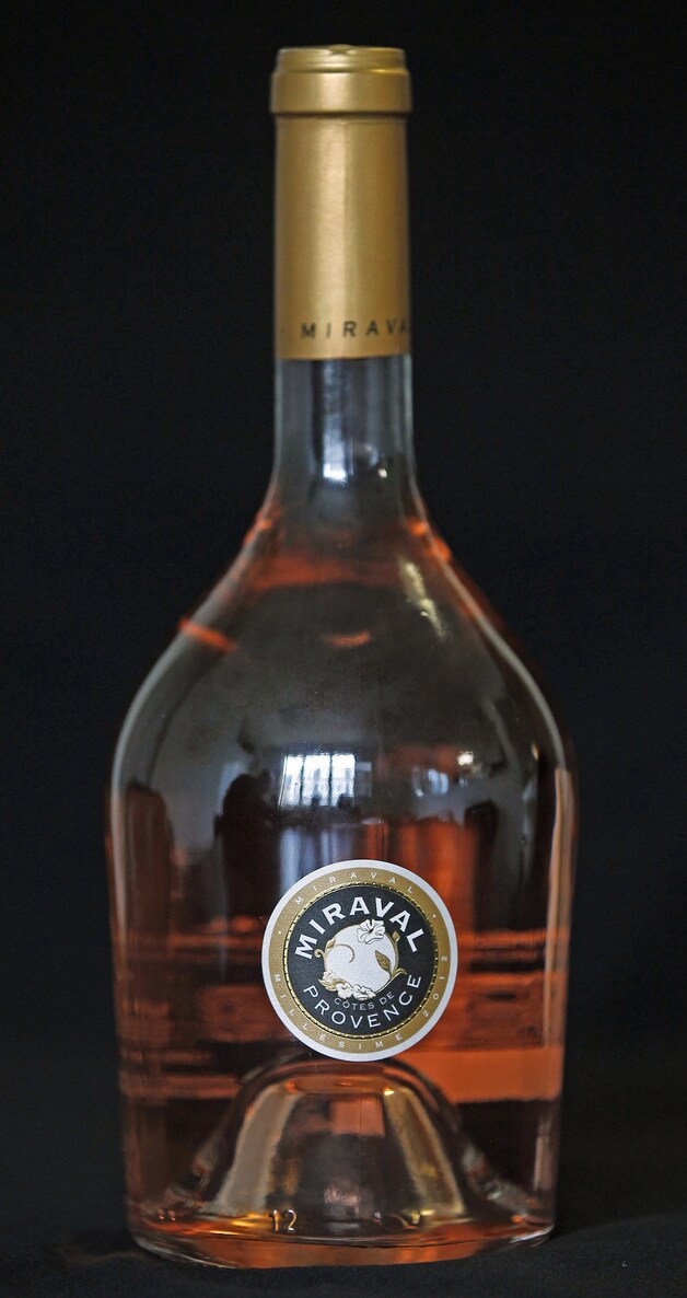 De roséwijn Miraval.