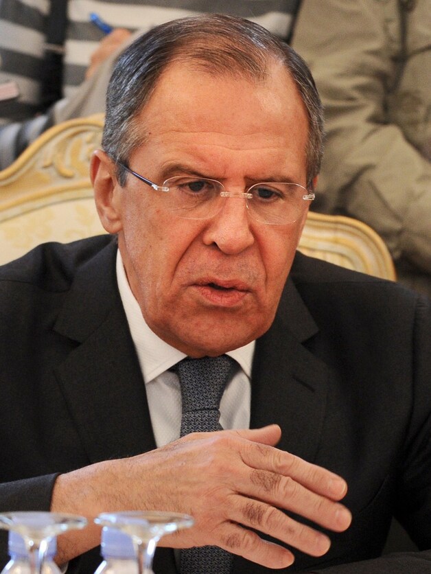 De Russische buitenlandminister Sergej Lavrov.