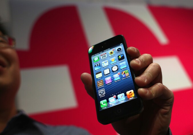 Een iPhone 5.