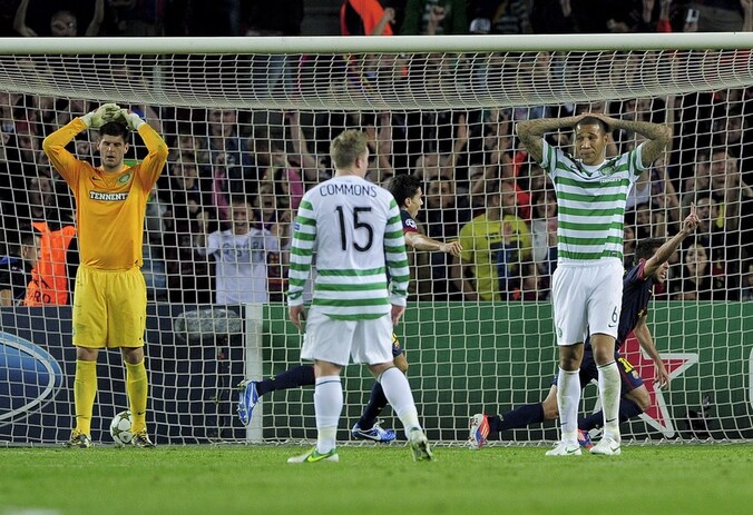 Ongeloof bij Celtic na de late goal van Jordi Alba.
