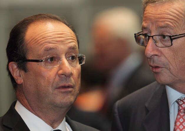 De Franse president François Hollande.