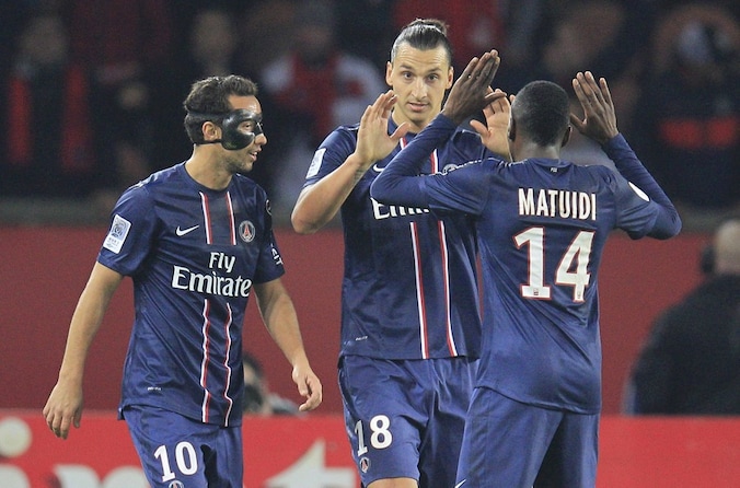Ibrahimovic was andermaal in grote doen bij PSG.