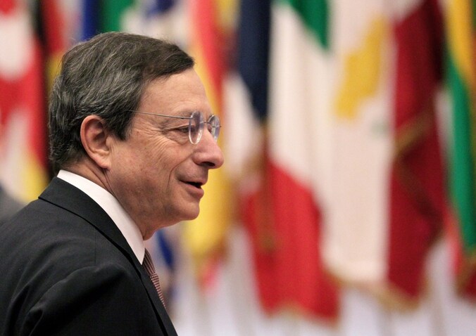 Mario Draghi, voorzitter van de ECB.