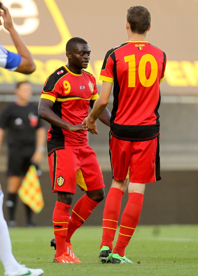 Igor Vetokele bracht de Belgische beloften langszij.