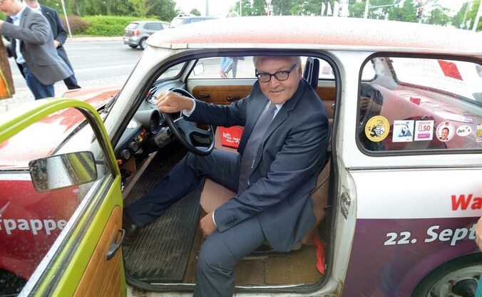 Frank-Walter Steinmeier, fractievoorzitter van de SPD.