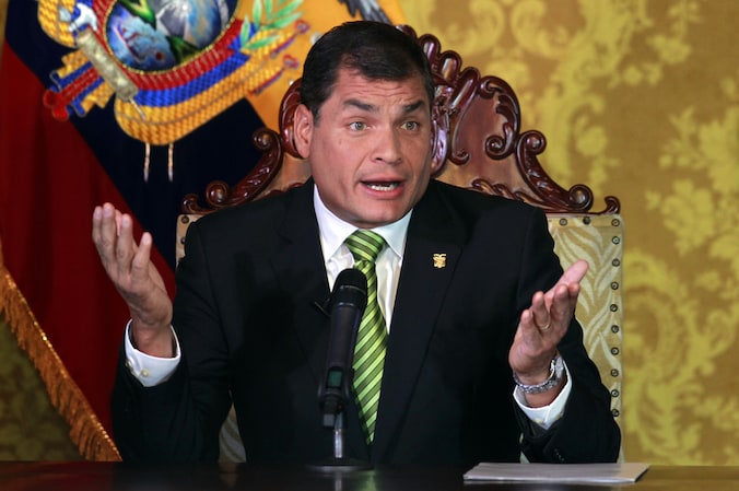 President Rafael Correa.