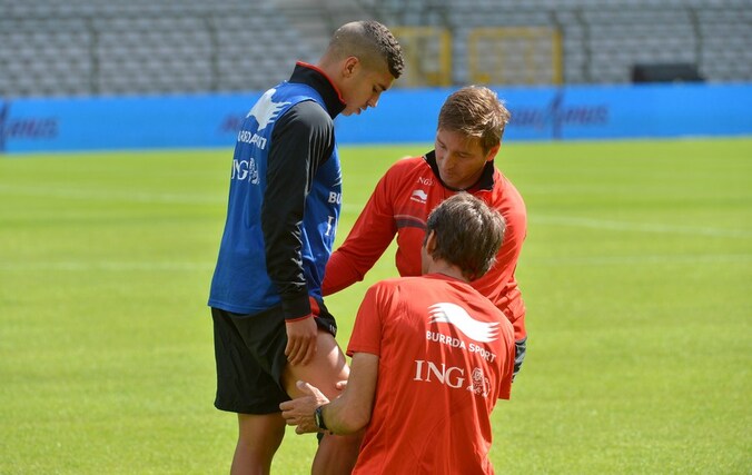 Bakkali blesseerde zich vorige week op training met de Rode Duivels