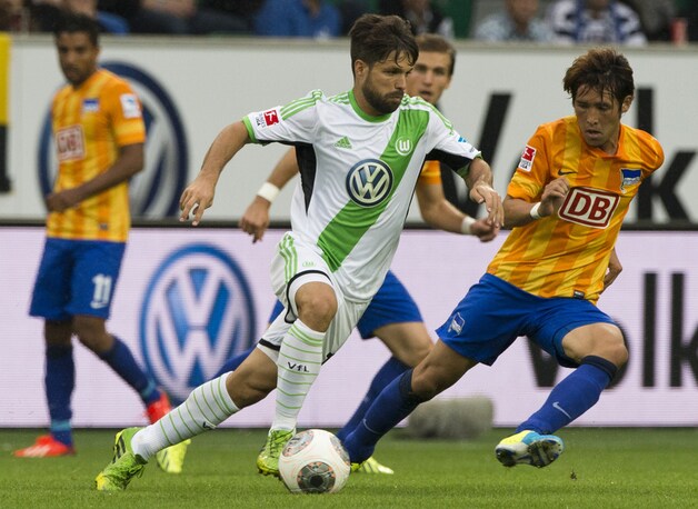 Diego was trefzeker voor Wolfsburg