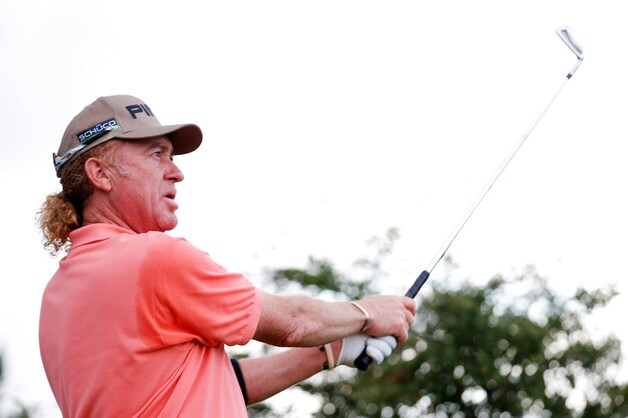 De kleurrijke Jiménez staat aan de leiding in de KLM Open