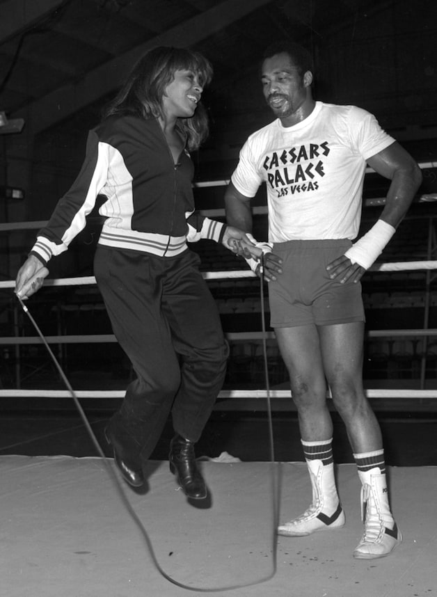 Ken Norton met Tina Turner