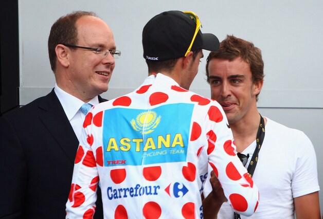 Alberto Contador werd gelinkt aan Euskaltel.