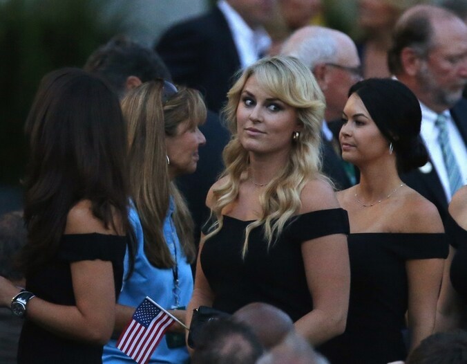 Lindsey Vonn (midden).
