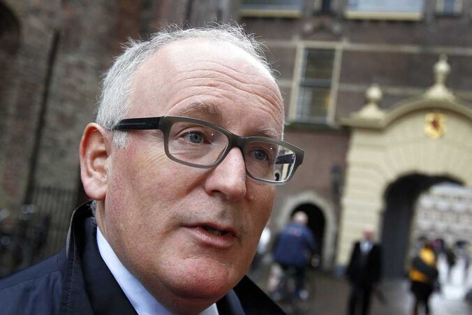 Minister Frans Timmermans van Buitenlandse Zaken.