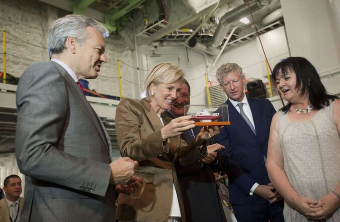 Prinses Astrid blikt tevreden terug op haar eerste economische missie.