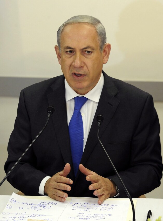 De premier van Israël Benjamin Netanyahu