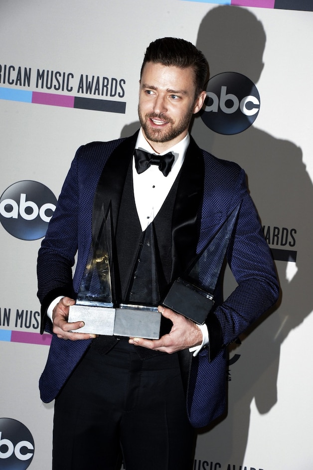 Justin Timberlake, een van de winnaars tijdens de voorbije AMA's.