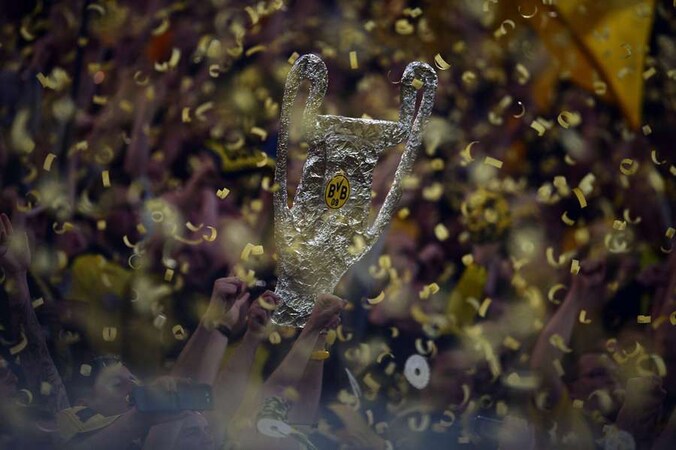 Champions League-koorts in Duitsland.
