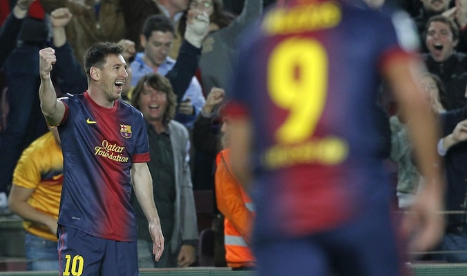 Messi was opnieuw belangrijk voor Barça.