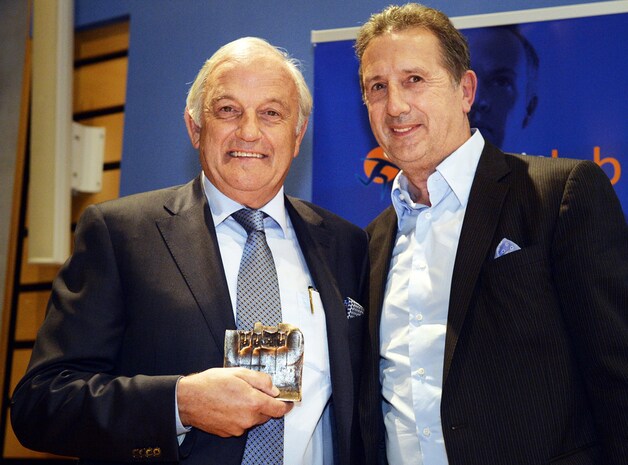Michel Sablon en Georges Leekens.