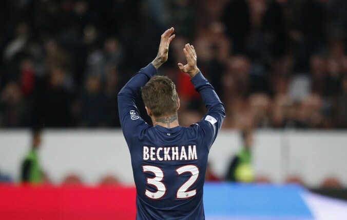 David Beckham hangt zjin schoenen aan de haak