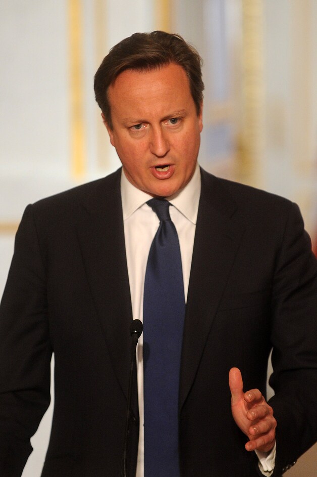 De Britse premier David Cameron.