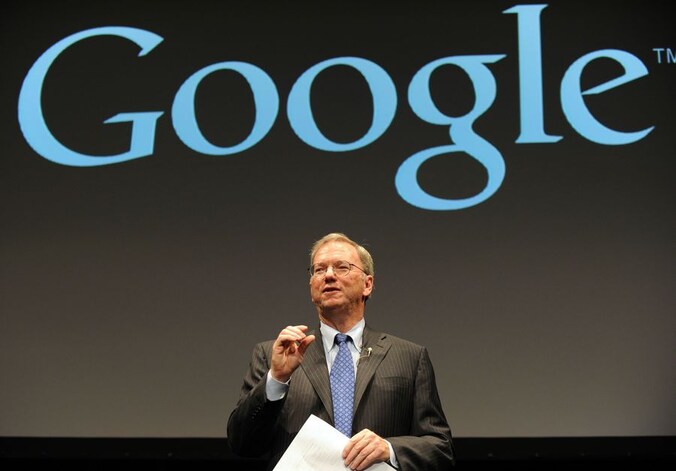 Google-topman Eric Schmidt.