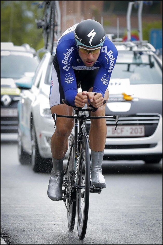 Tom Boonen klokte als achtste af op een minuut van Martin.
