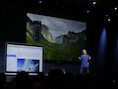 Craig Federighi stelt de software voor.
