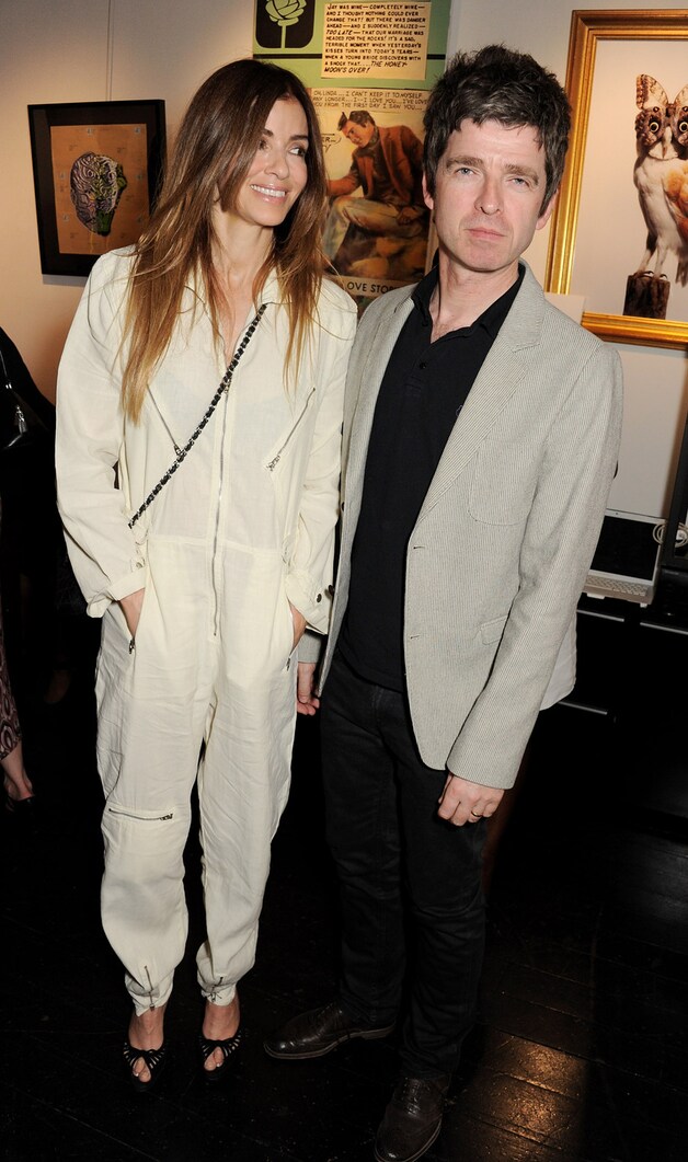 Noel Gallagher met zijn vrouw, Sarah McDonald.