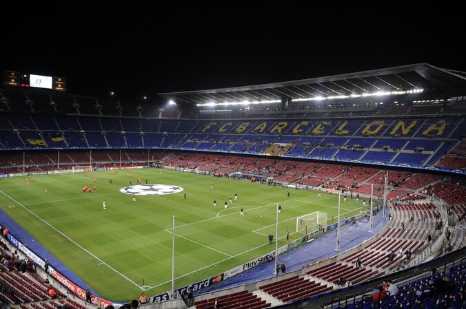 Nou Camp, de voetbaltempel van Barça.