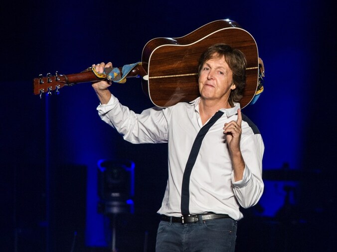 Paul McCartney tijdens een optreden in San Francisco.