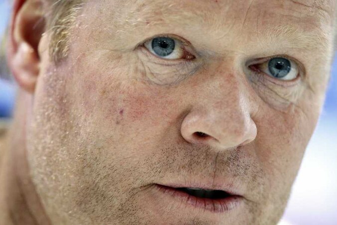 Ronald Koeman vandaag tijdens de persconferentie.