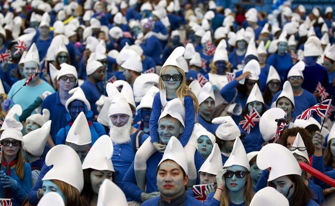 In heel wat landen werden de Smurfen vandaag gevierd.