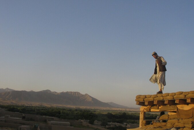 Een Afghaans militielid in de provincie Helmand.