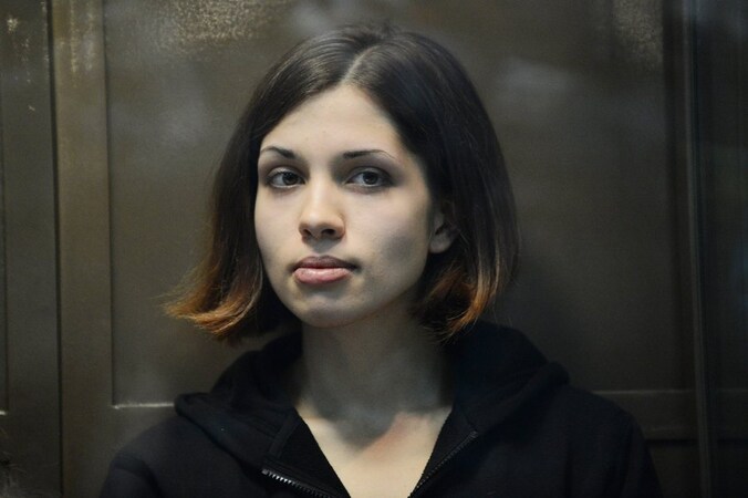 Nadezhda Tolokonnikova, lid van Pussy Riot.