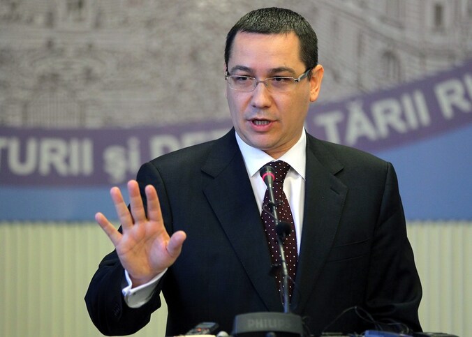 De Roemeense premier Victor Ponta.