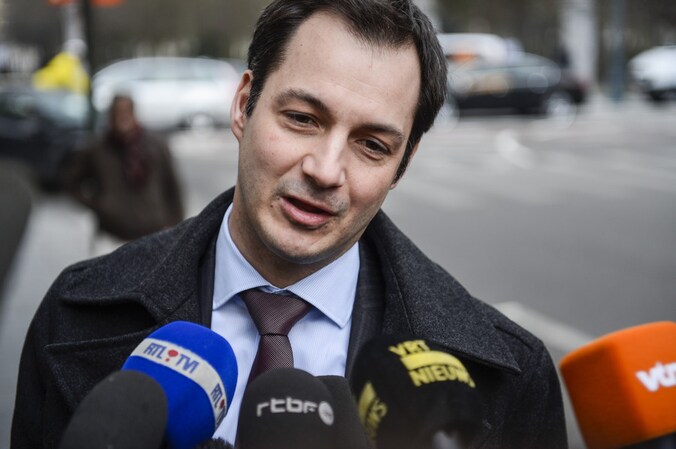 Minister van Pensioenen Alexander De Croo.