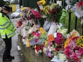 Bloemen voor militair Lee Rigby die woensdag werd vermoord