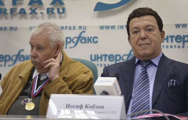 Georgi Trapeznikov en Iosif Kobzon.