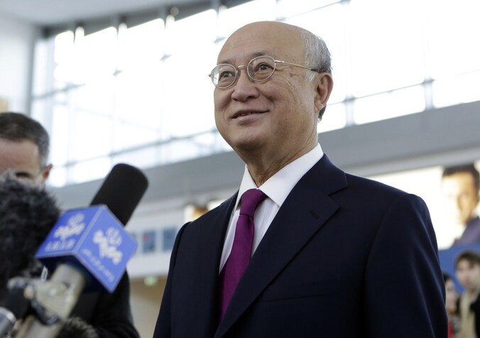 De baas van de VN-atoomwaakohond, Yukiya Amano.