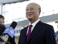 De baas van de VN-atoomwaakohond, Yukiya Amano.