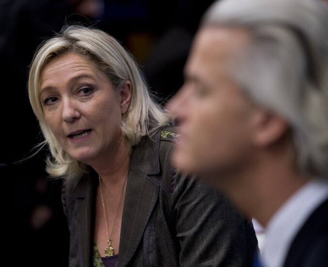 Marine Le Pen en Geert Wilders.