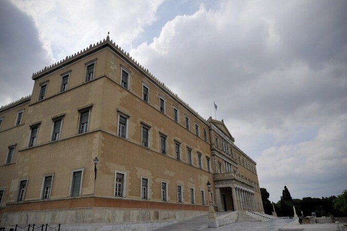 Het Griekse parlement in Athene.