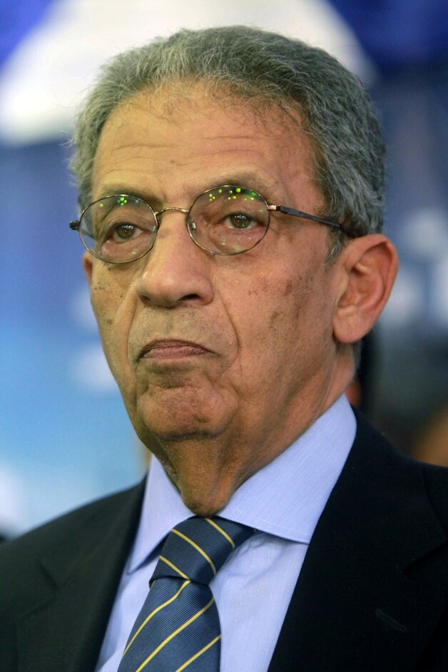 Kandidaat 2: Amr Mussa, een liberale carrièrediplomaat die secretaris-generaal van de Arabische Liga was.