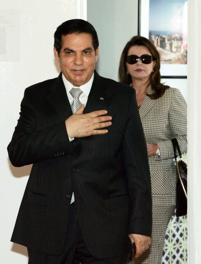 President Ben Ali en Leila